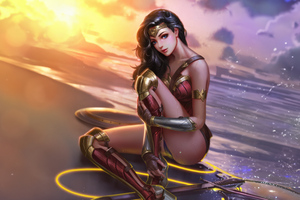 Wonder Woman Radiant (1366x768) Resolution Wallpaper