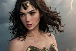 Wonder Woman Ready For Battle (2560x1600) Resolution Wallpaper