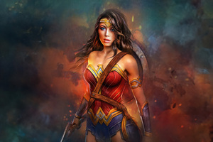 Wonder Woman Regal Presence Wallpaper