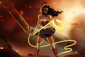 Wonder Woman Sketch Art Fan Made (1280x800) Resolution Wallpaper