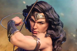 Wonder Woman Statue Art (2560x1080) Resolution Wallpaper