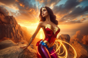 Wonder Woman The Goddess Of Justice (2932x2932) Resolution Wallpaper