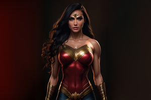 Wonder Woman The Golden Warrior (2560x1440) Resolution Wallpaper