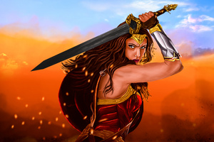 Wonder Woman Ultimate Goddess Of Justice (1024x768) Resolution Wallpaper