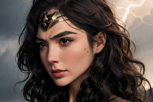 Wonder Woman Vengeance 4k (1366x768) Resolution Wallpaper