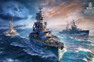 World Of Warships 2017 (320x240) Resolution Wallpaper