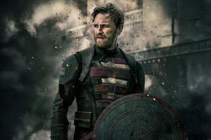 Wyatt Russell As John Walker In Thunderbolts (2932x2932) Resolution Wallpaper