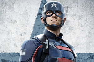 Wyatt Russell New Captain America 4k (2560x1024) Resolution Wallpaper