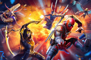 X Force In Marvel Strike Force 4k (2560x1440) Resolution Wallpaper