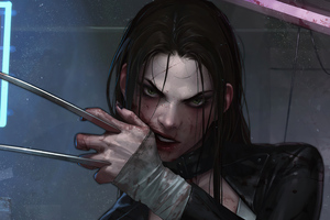 X23 Wolverine With Claws Wallpaper