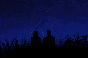 You And Me Stargazing Wallpaper