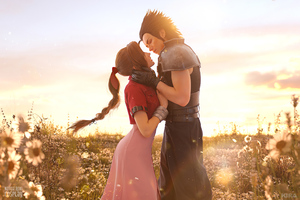 Zack Fair And Aerith Cosplay 4k