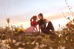Zack Fair And Aerith Cosplay