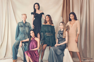 Zendaya Demi Moore Mikey Madison Zoe Saldana Angelina Jolie Tilda Swinton The Hollywood Reporter 2025 (2560x1440) Resolution Wallpaper