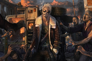 Zombie Killer (1280x1024) Resolution Wallpaper