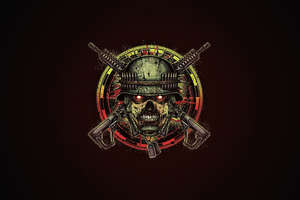 Zombies And Guns 4k (3840x2160) Resolution Wallpaper