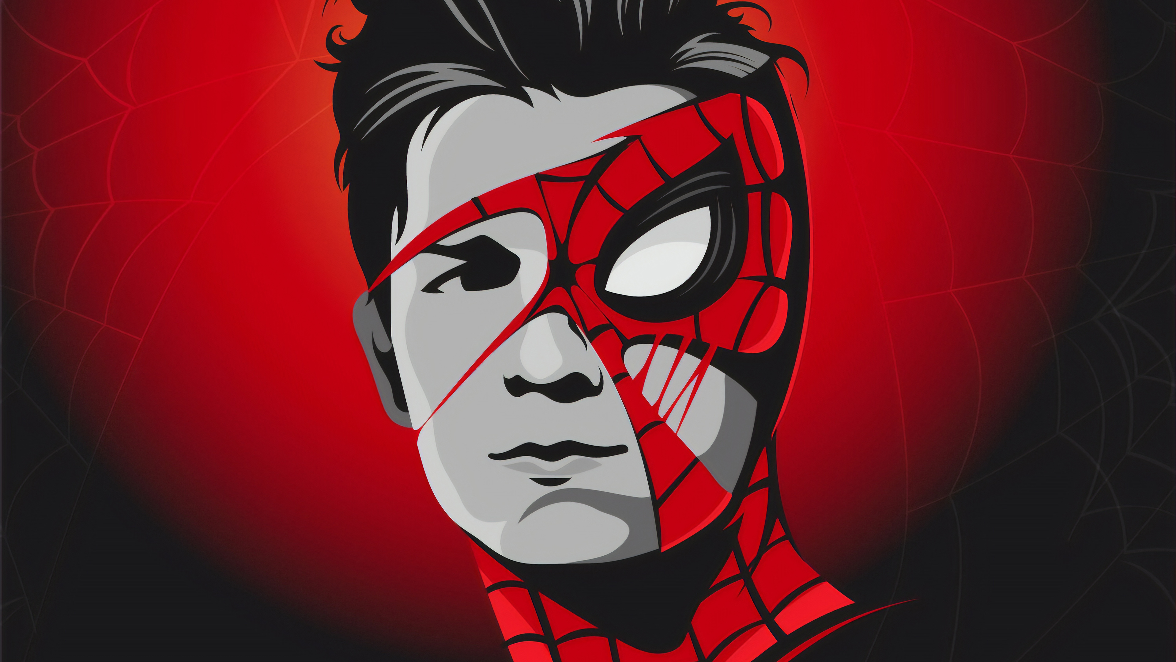 2048x2048 Tom Holland Mask 4k Ipad Air Hd 4k Wallpapers Images Backgrounds Photos And Pictures