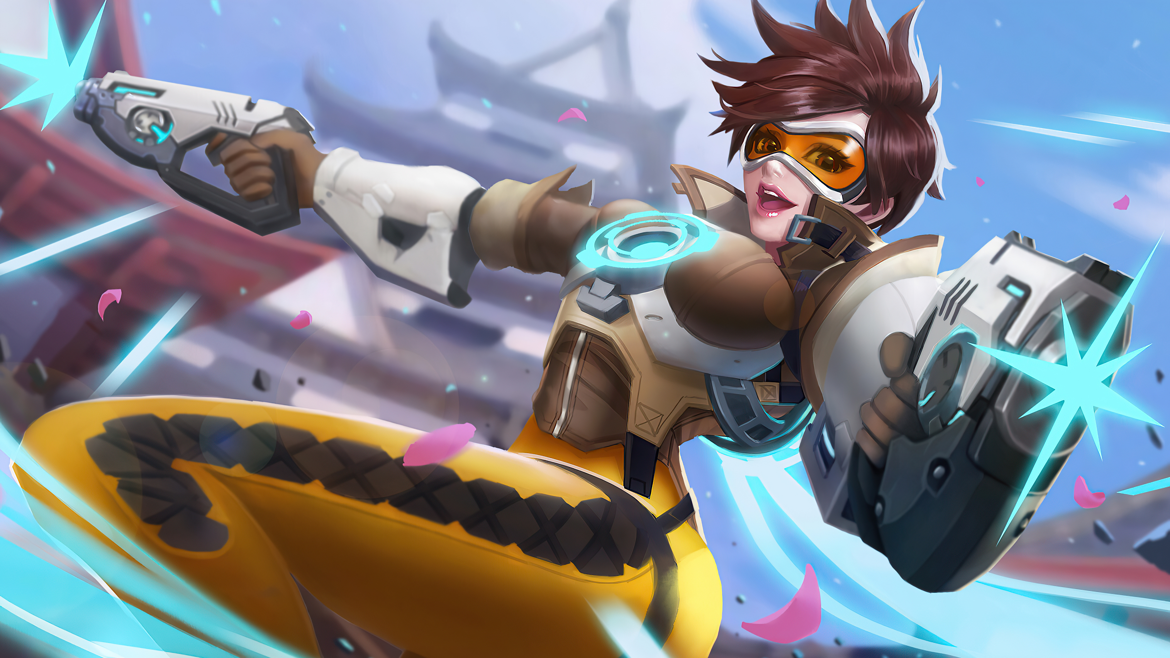 Tracer In Overwatch, HD wallpaper