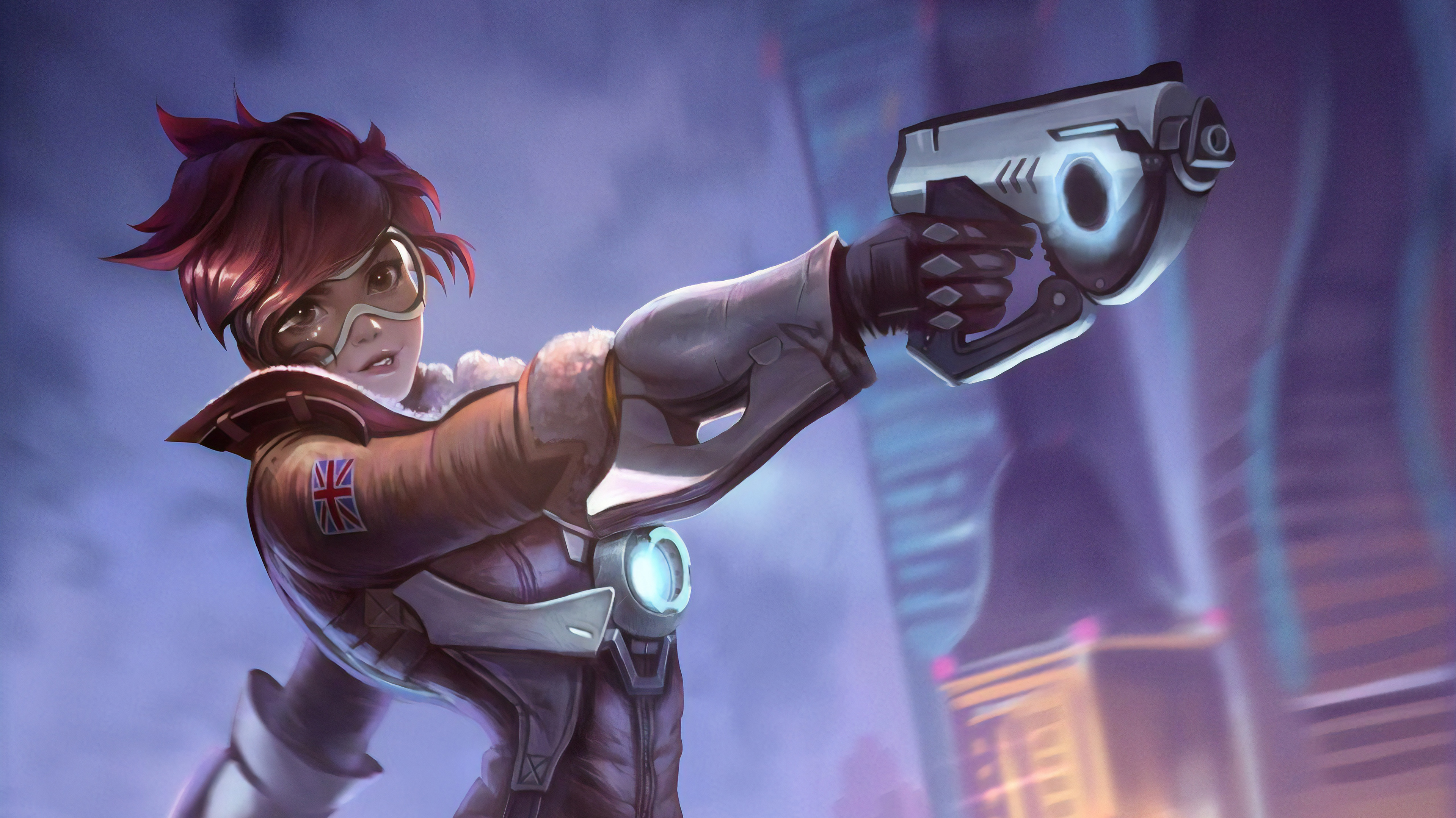 Wallpaper tracer, overwatch, game, art desktop wallpaper, hd image,  picture, background, daa541