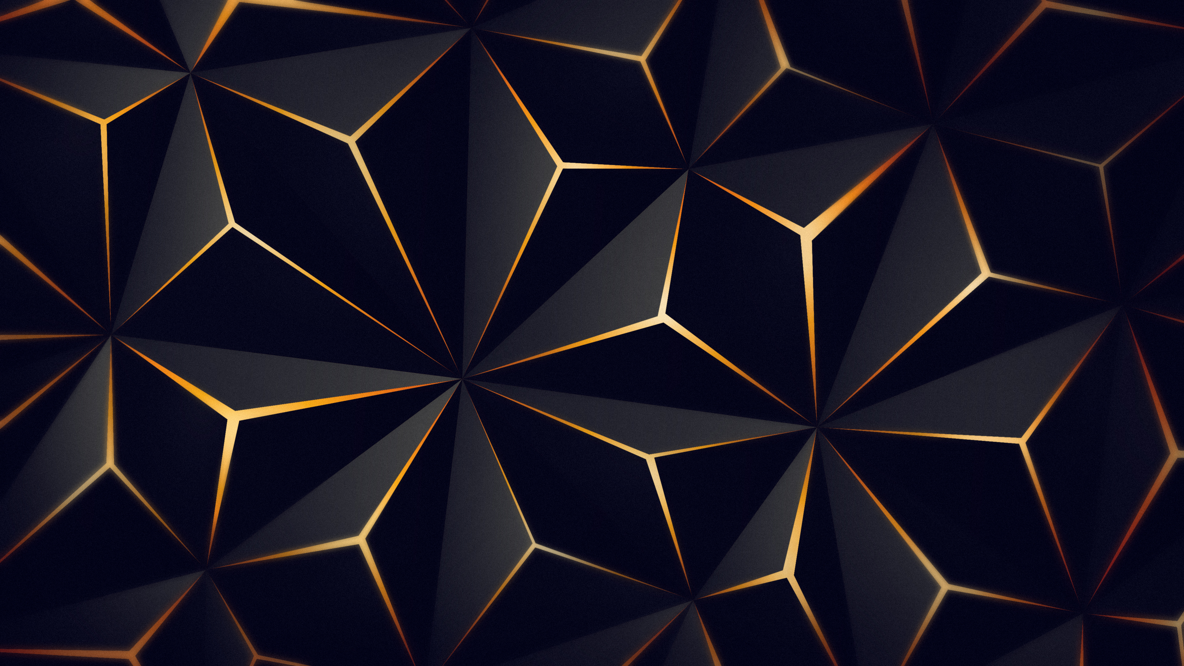 Triangle Solid Black Gold 4k, HD Abstract, 4k Wallpapers, Images,  Backgrounds, Photos and Pictures