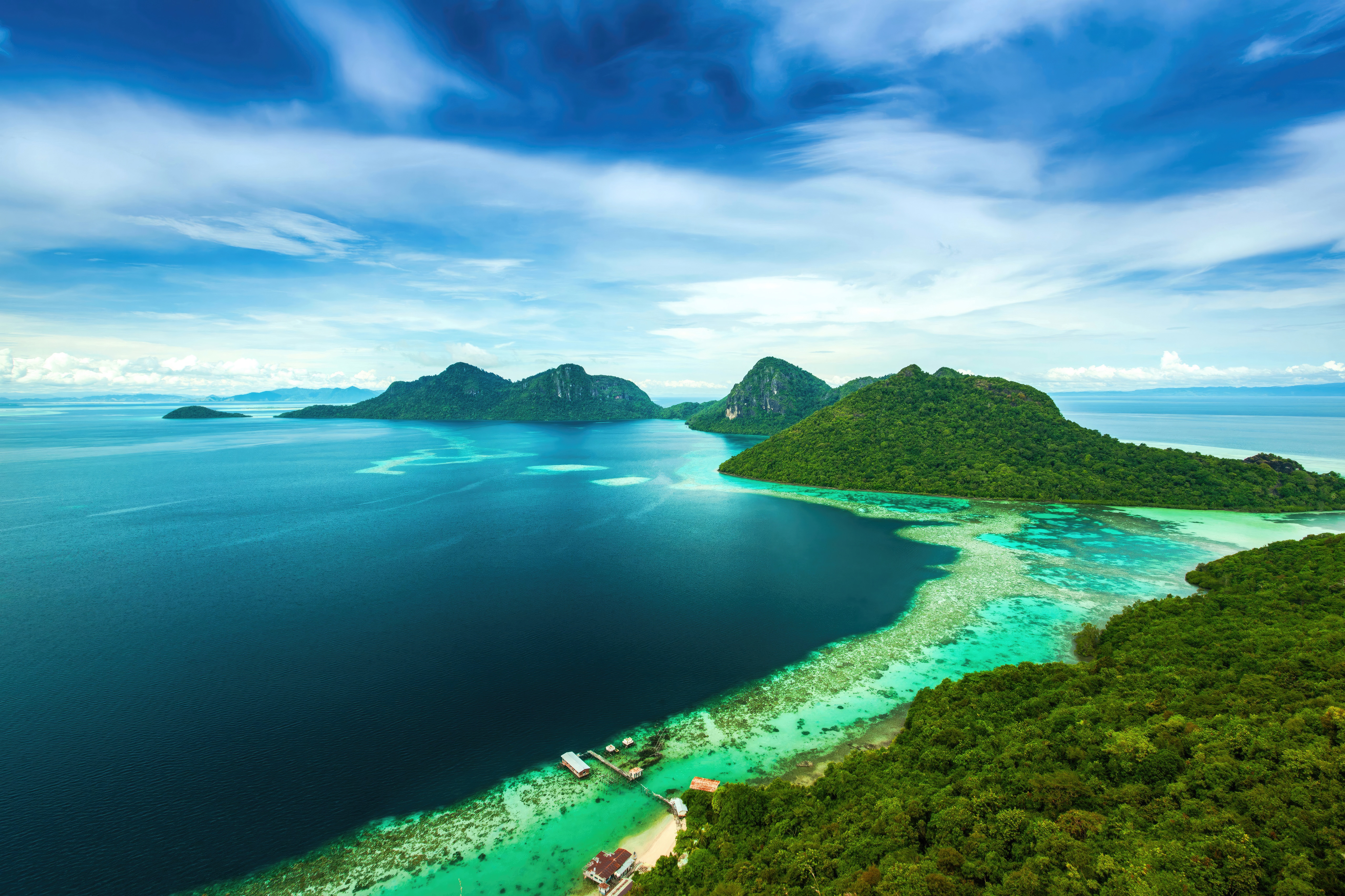 Фото красивого острова. Остров Лингшан Филиппинское море. Азорские острова. Малайзия океан. Архипелаг Самоа, остров Уполу.