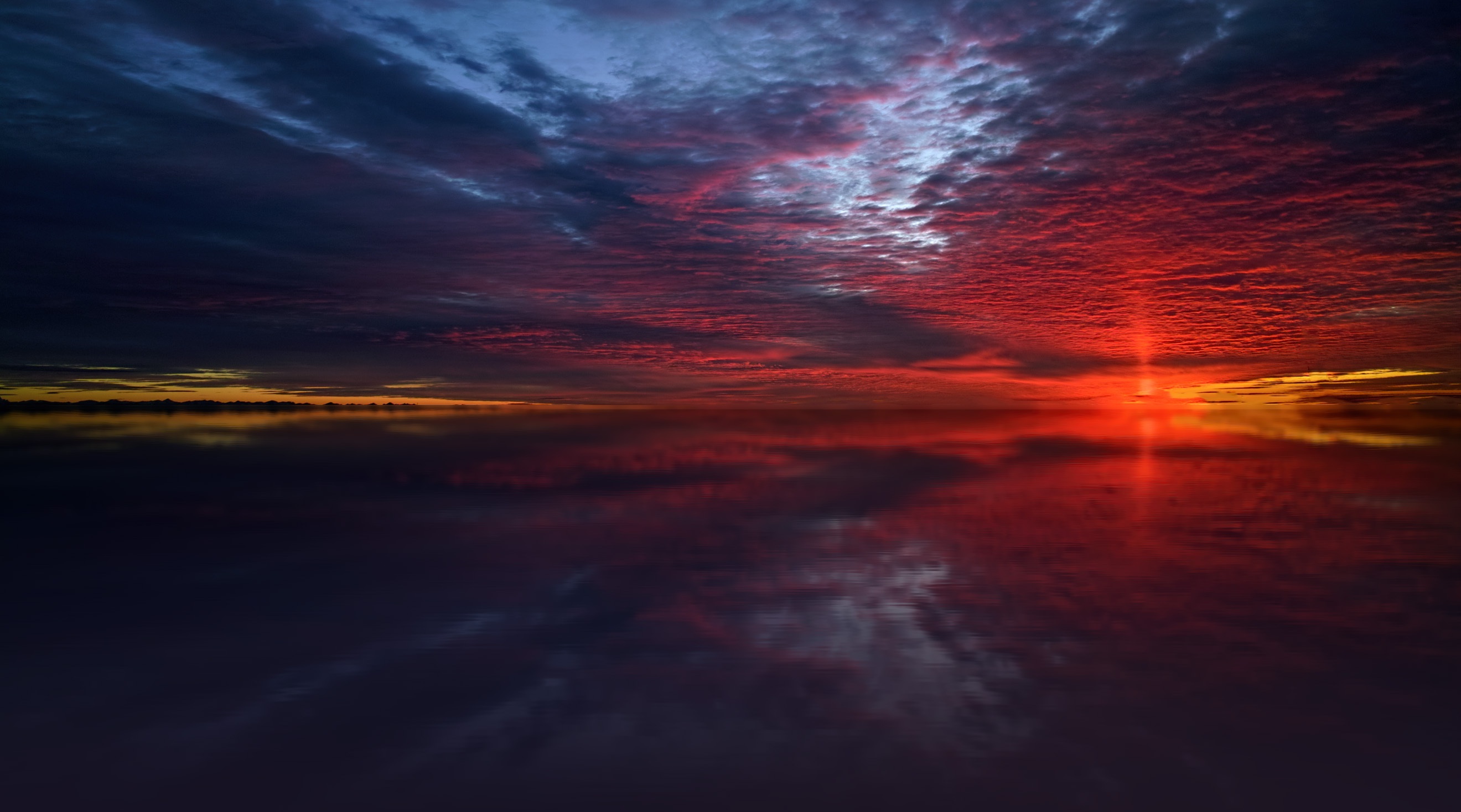 Twilight Sea Stars Dusk Dawn Dark Sunset, HD Nature, 4k Wallpapers