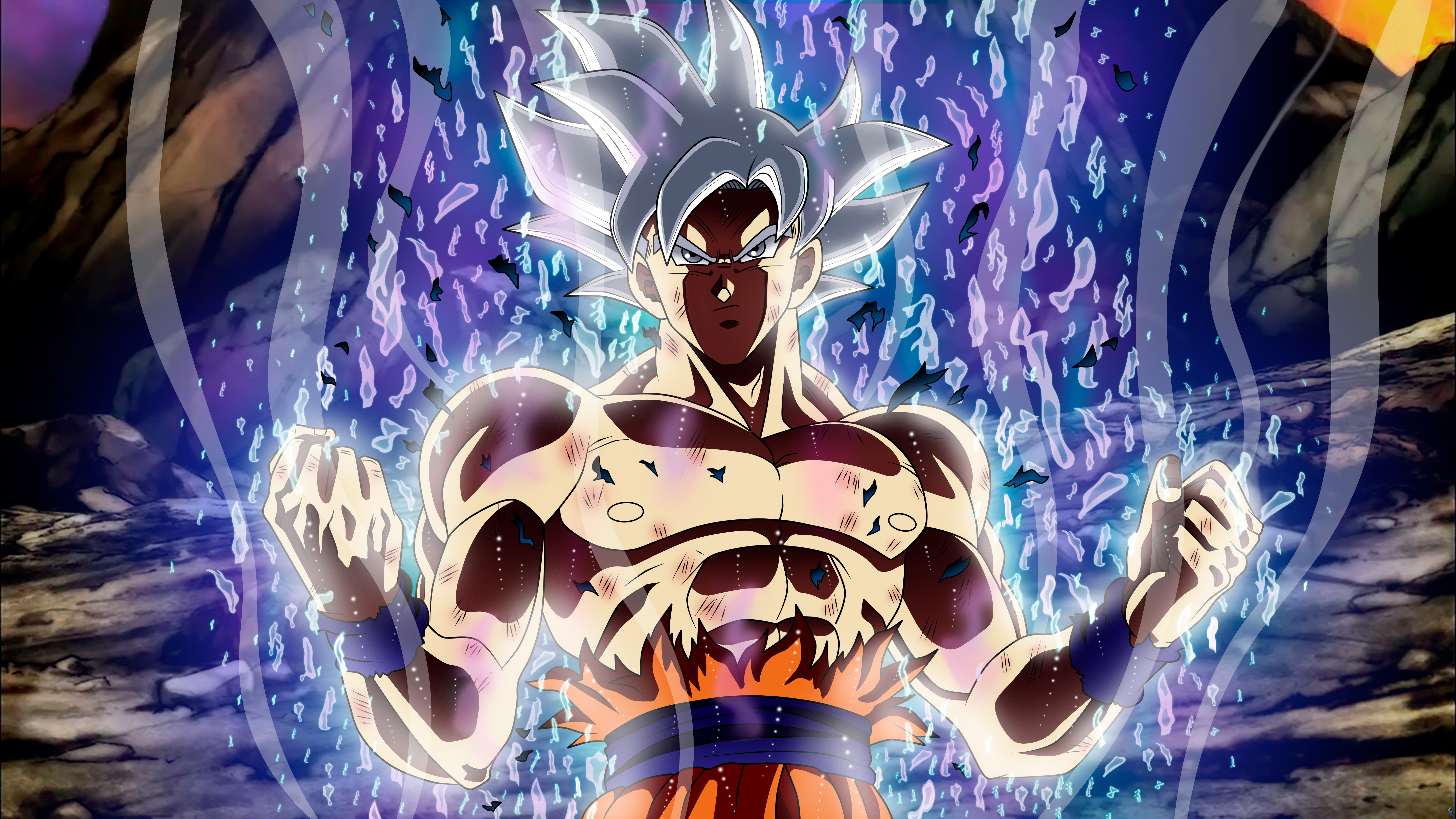 Wallpaper ultra instinct, dragon ball super, goku desktop