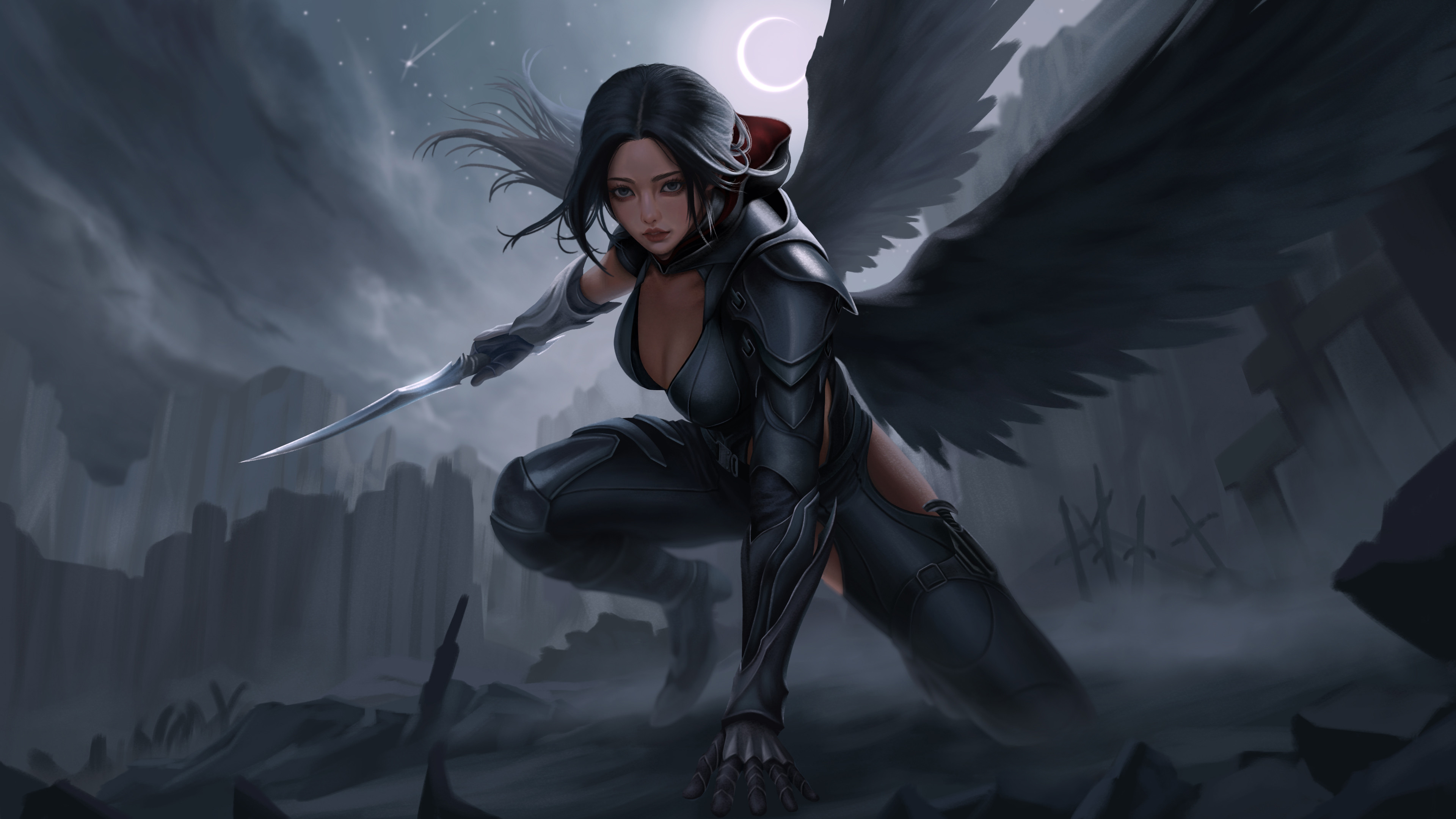 1920x1080 Unstoppable Dark Angel Laptop Full HD 1080P ,HD 4k Wallpapers ...