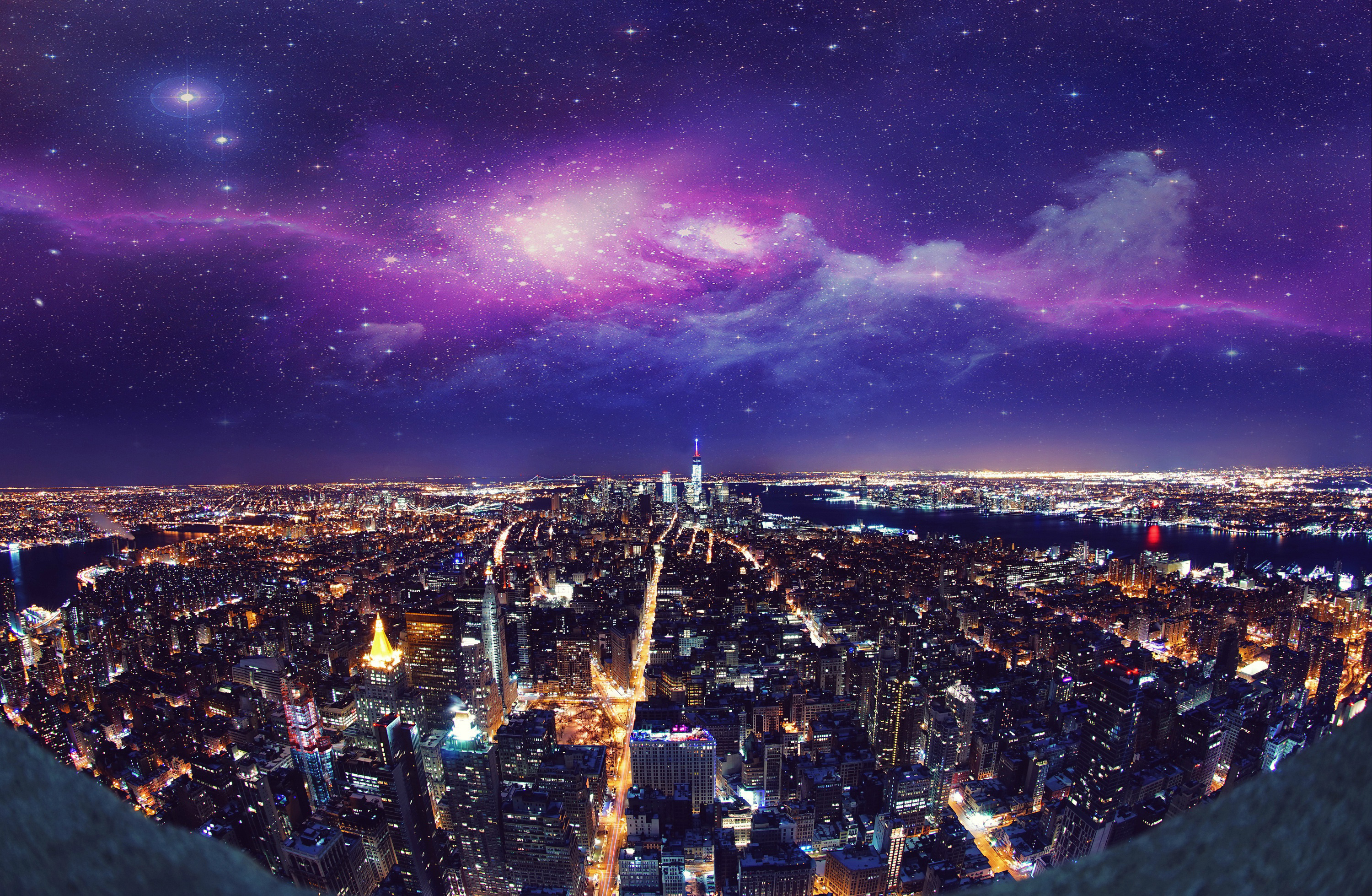 USA New York City Night 4k, HD Nature, 4k Wallpapers, Images