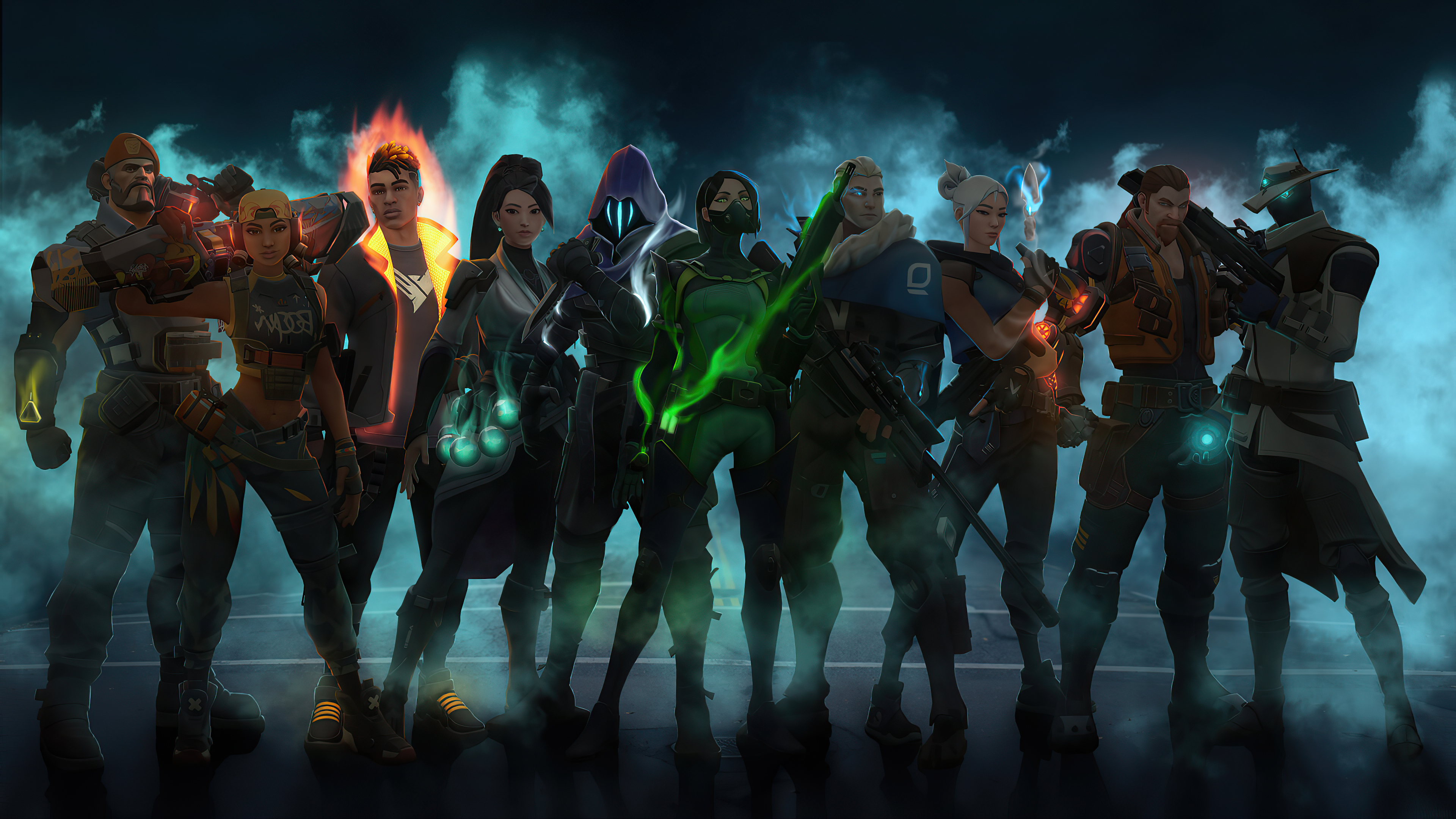 1366x768 Resolution Valorant All Characters 1366x768 Resolution Wallpaper -  Wallpapers Den