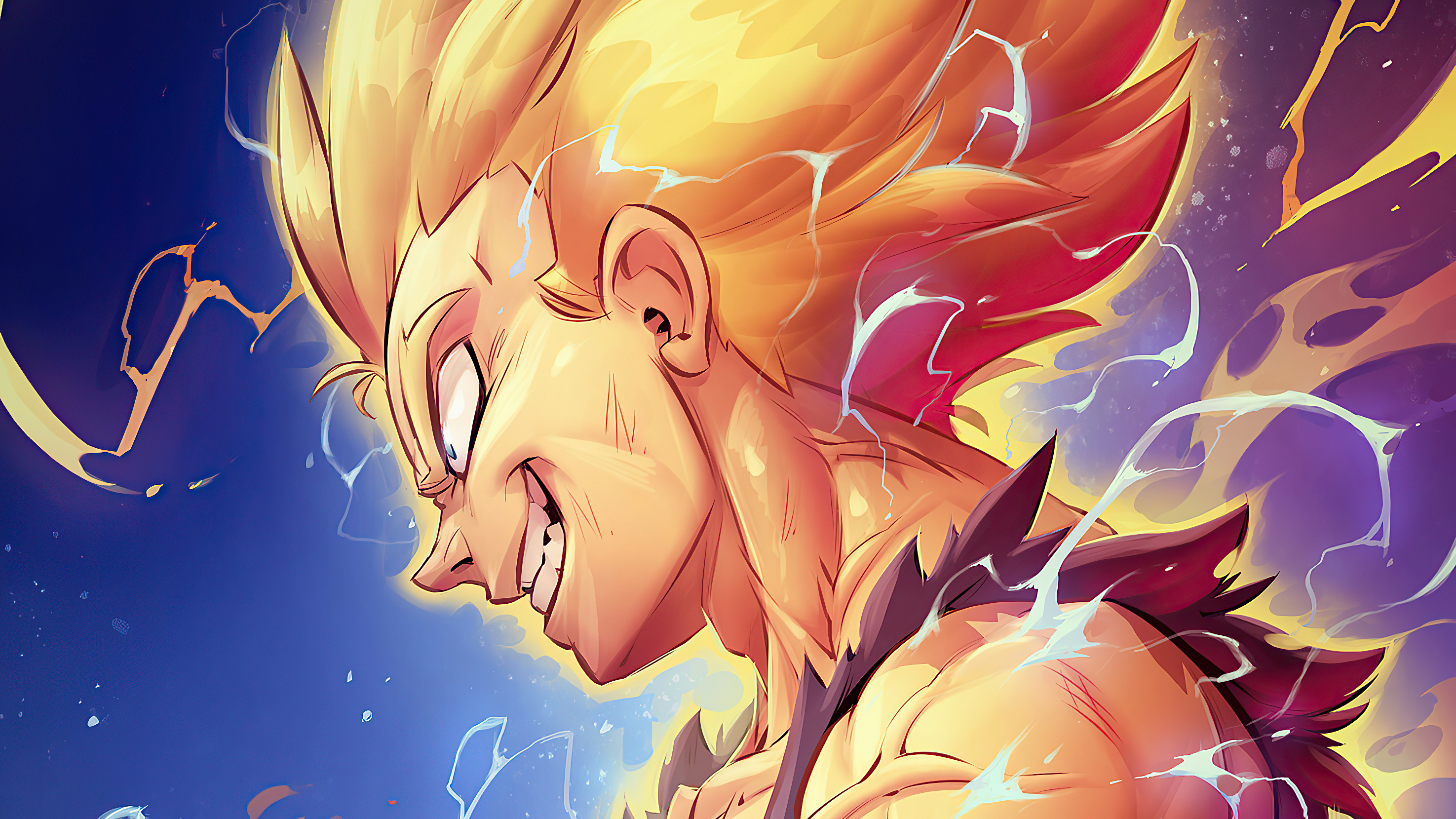 Goku and Vegeta Live Wallpaper: Vectorized Mastery - free download