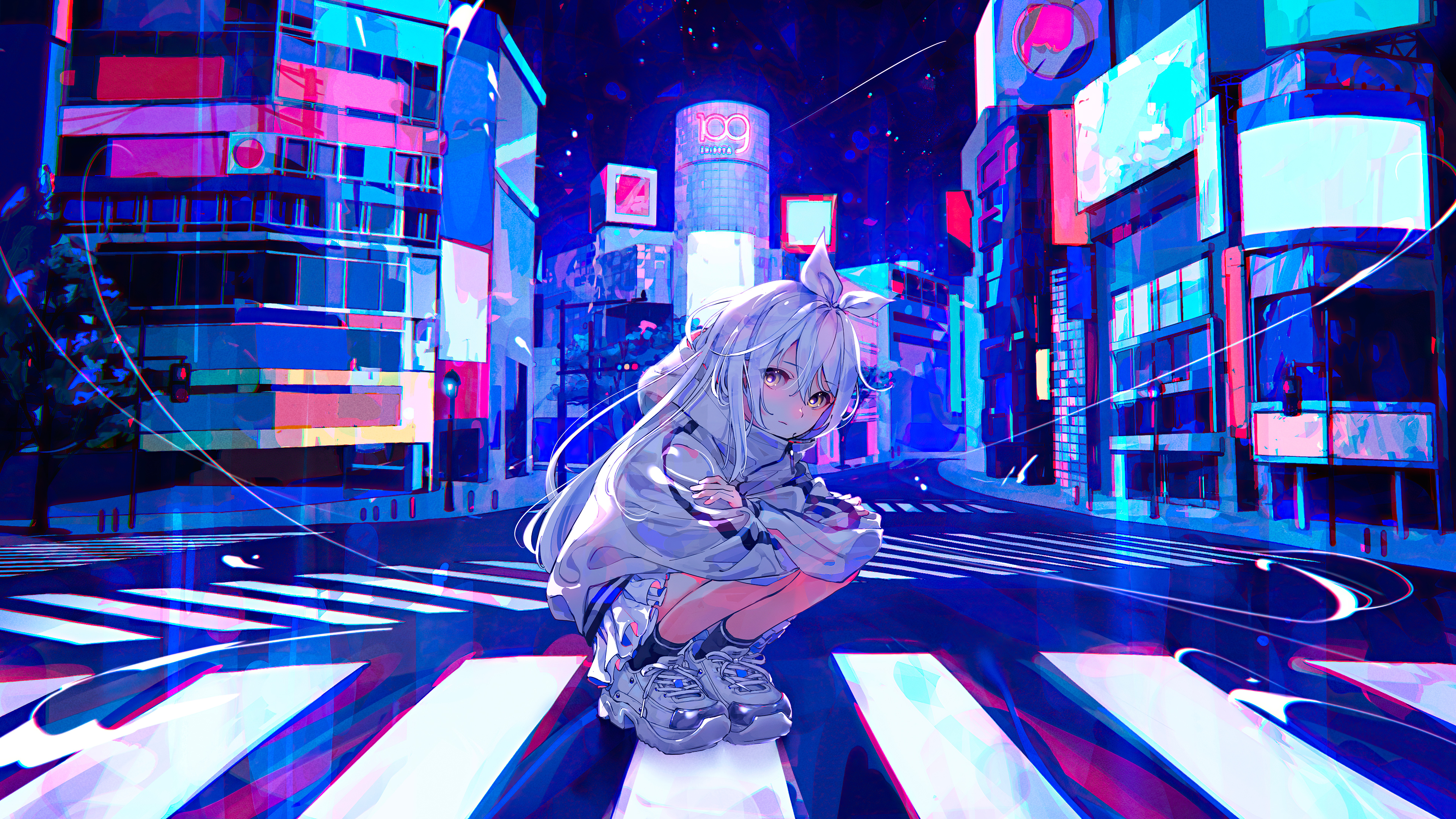 Virtual Youtuber Anime Girl 4k, HD