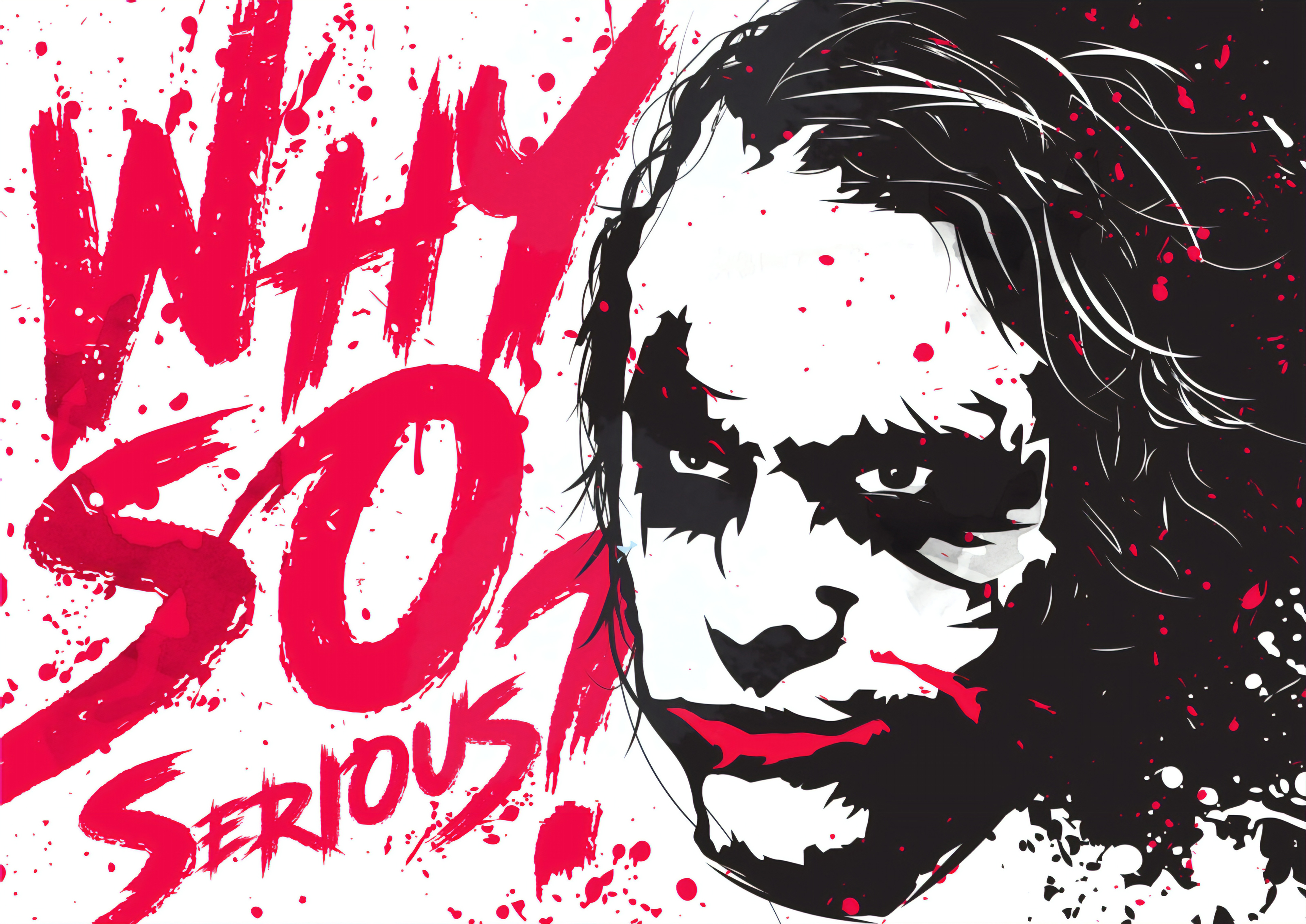 1920x1080 Why So Serious Digital Art 4k Laptop Full HD 1080P HD 4k  Wallpapers, Images, Backgrounds, Photos and Pictures