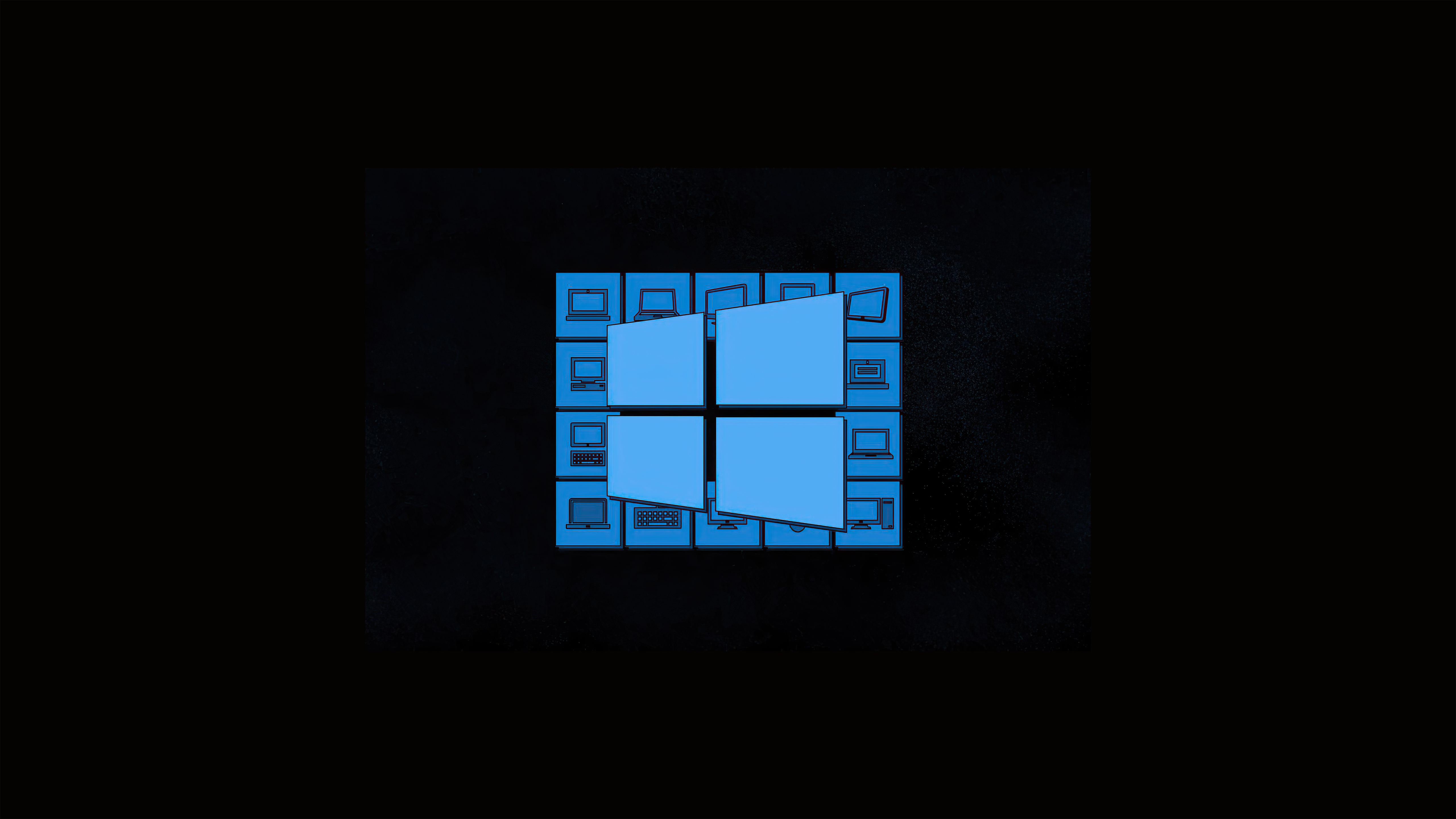 1280x1024 Windows 10 Dark Logo 5k 1280x1024 Resolution HD 4k Wallpapers,  Images, Backgrounds, Photos and Pictures