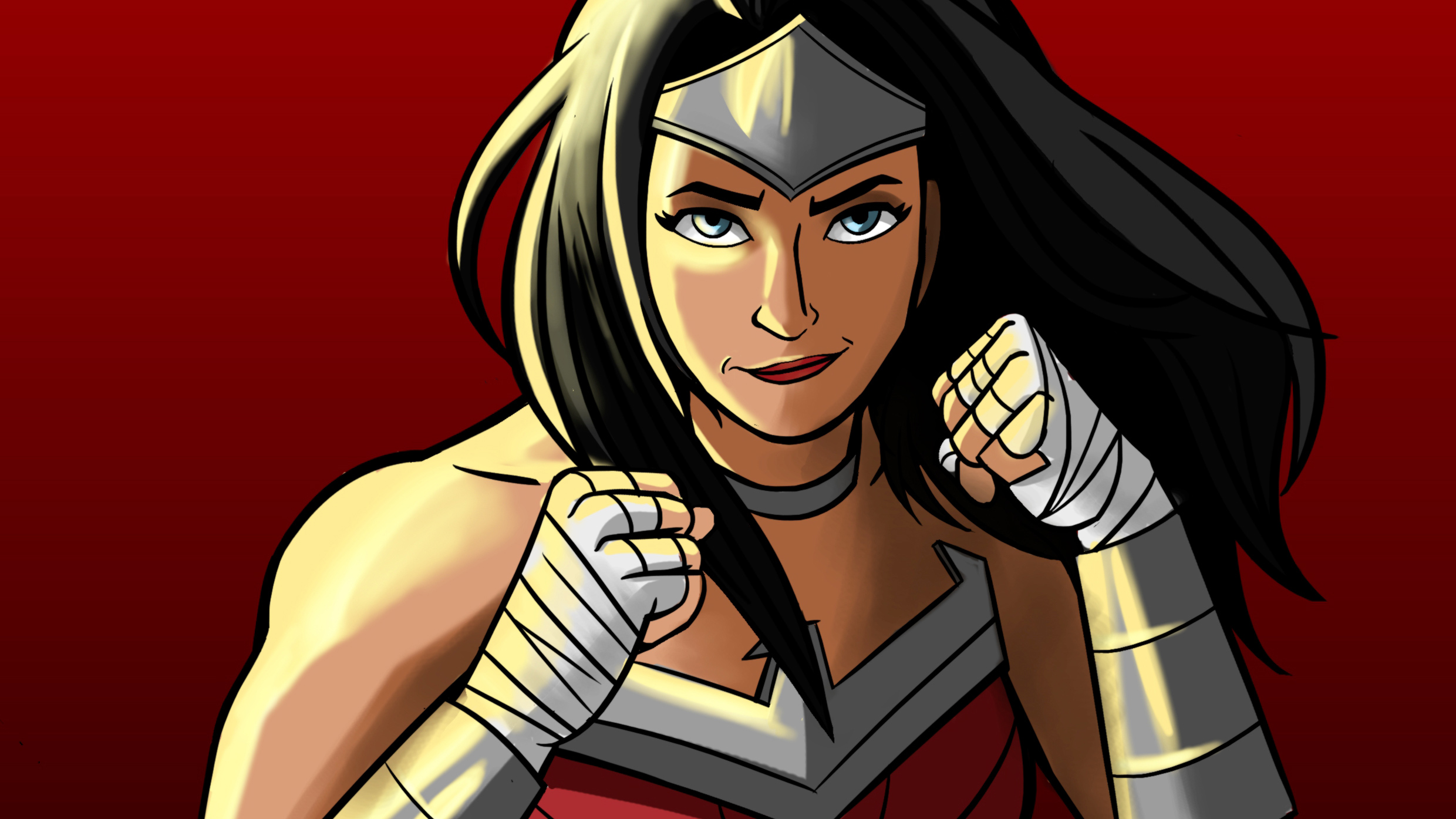 Wonder Woman Cartoon Artworks Hd Superheroes K Wallpapers Images