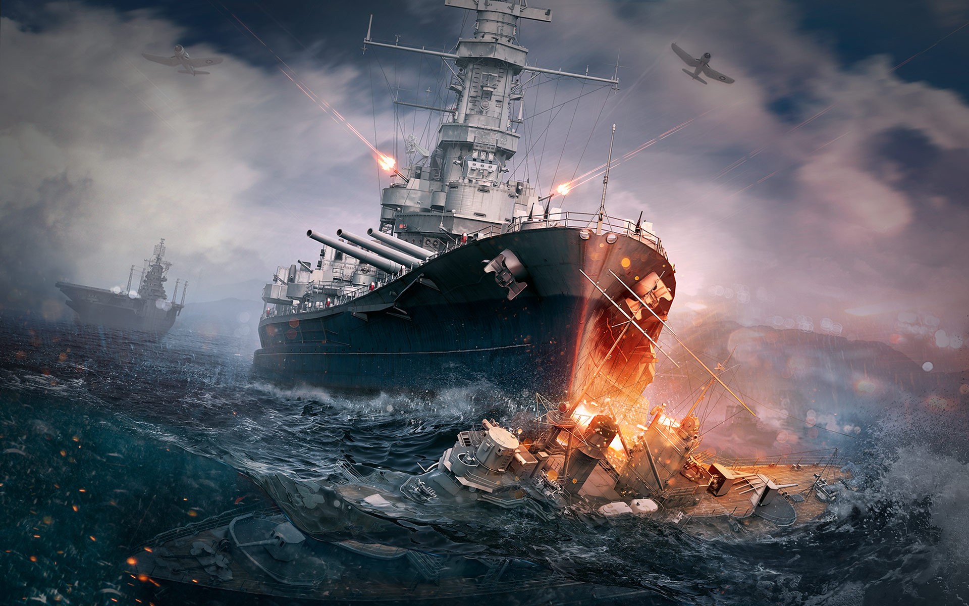 Germany Battleship Tirpitz  World of warships wallpaper Battleship  Warship