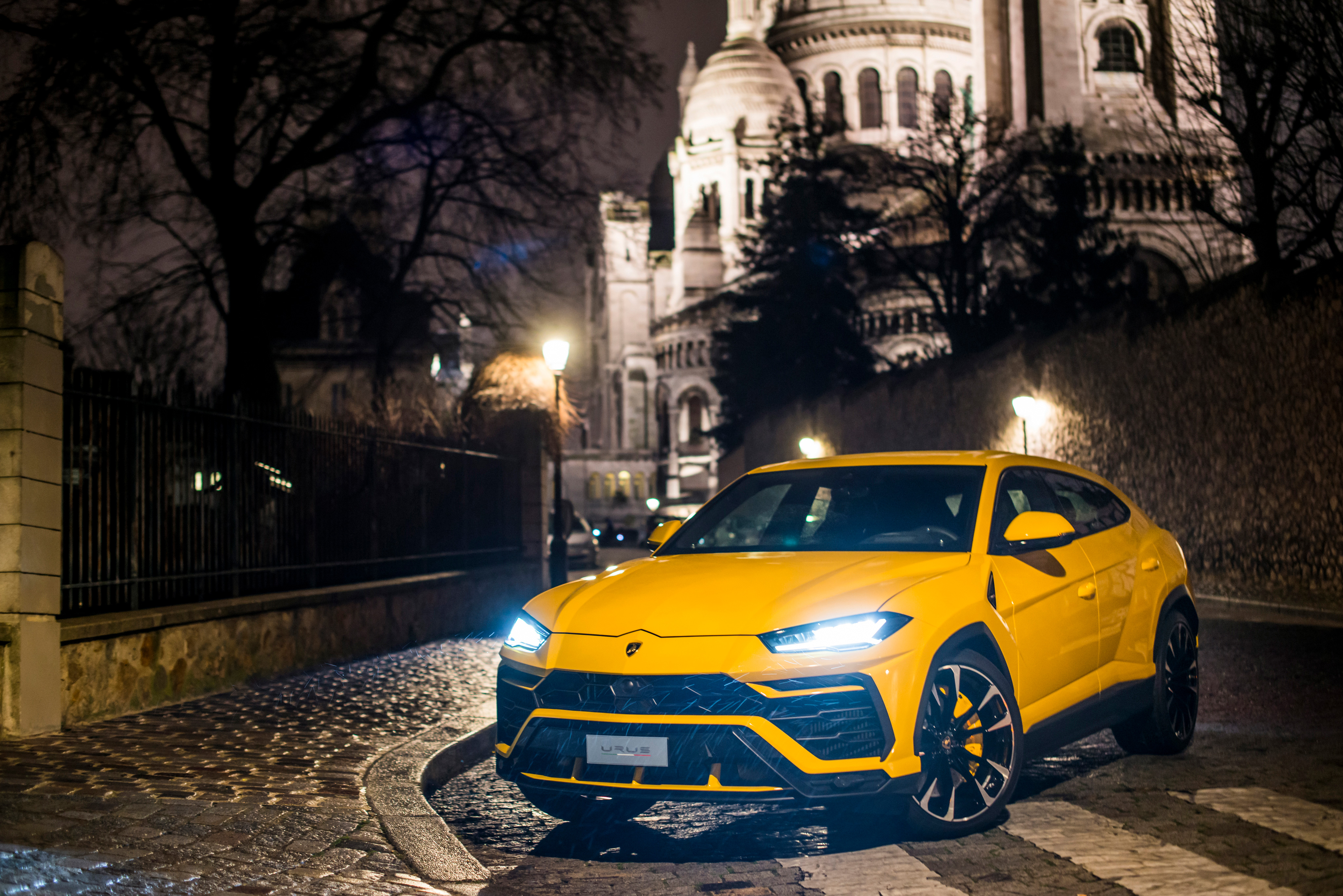 Yellow Lamborghini Urus 2018, HD Cars, 4k Wallpapers, Images