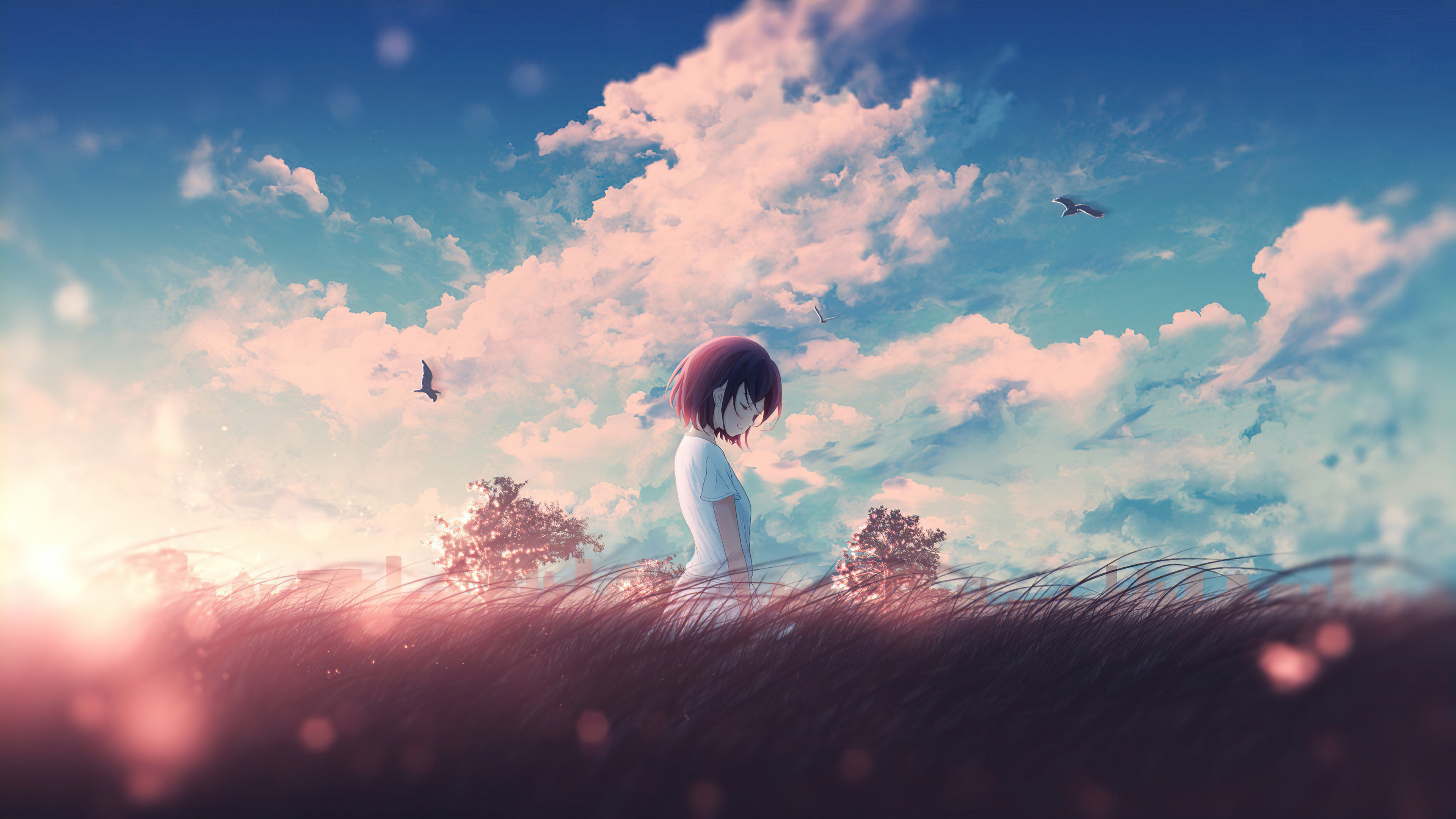 Young Girl In Nature Scenery, HD Anime, 4k Wallpapers, Images, Backgrounds,  Photos and Pictures