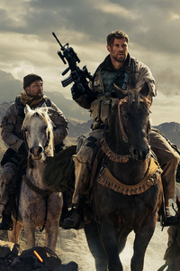 12 Strong Movie (1280x2120) Resolution Wallpaper
