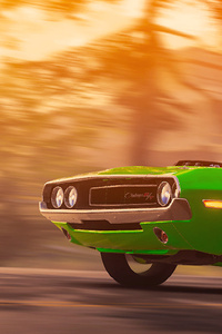 1970 Dodge Challenger RT From The Crew 2 Front (320x480) Resolution Wallpaper
