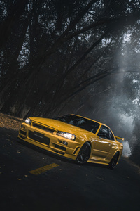 1999 Nissan Skyline Gtr (540x960) Resolution Wallpaper