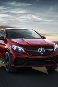 2017 GLE AMG COUPE Mercedes (640x960) Resolution Wallpaper