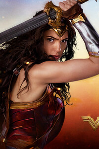 2017 Wonder Woman HD (240x400) Resolution Wallpaper