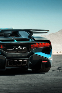 1080x1920 2018 Bugatti Divo Rear