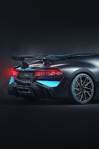 2018 Bugatti Divo Rear View Photoshoot (1125x2436) Resolution Wallpaper