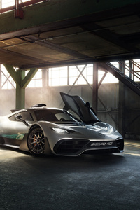 2018 Mercedes AMG Project One Photoshop (320x480) Resolution Wallpaper