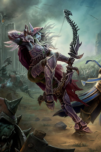 2018 World Of Warcraft Battle For Azeroth (1280x2120) Resolution Wallpaper