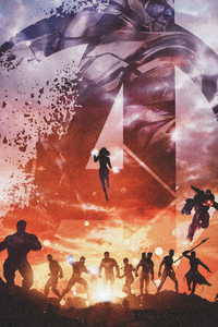 2019 Avengers Endgame 4k New (240x320) Resolution Wallpaper