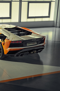 2019 Lamborghini Aventador S Rear View 8k