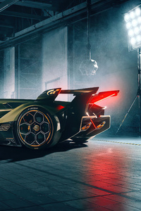 2020 4k Lamborghini Terzo Millennio (1080x2160) Resolution Wallpaper